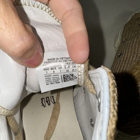 Size 9 W - Converse Golf Le Fleur x Chuck 70 High Fabric Weave - Picture 7 of 8